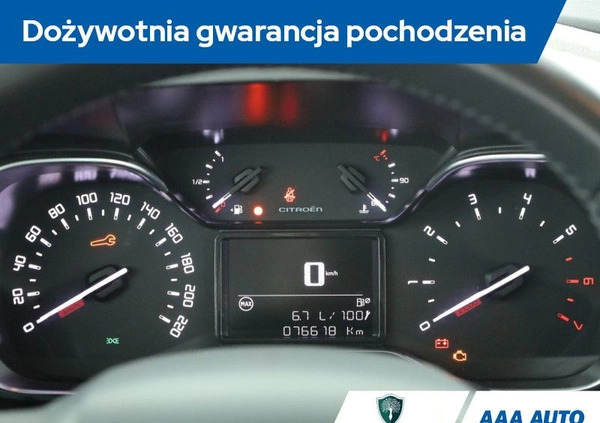 Citroen C3 Aircross cena 60000 przebieg: 76598, rok produkcji 2018 z Nieszawa małe 211